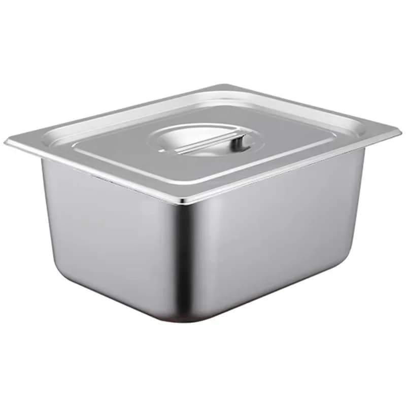 Stainless steel parts plate parts plate buffet canteen deepening fast food special flat bottom