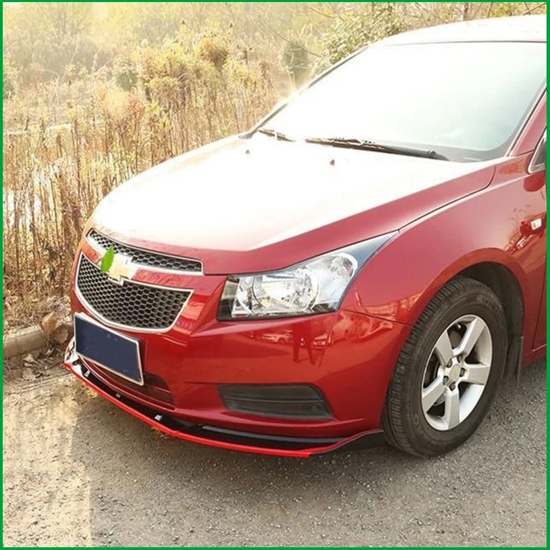 For Chevrolet Cruze 2009-2014 Front Bumper Lip Styling Trim Strips Auto Accessory - Diffuser Protector Cover