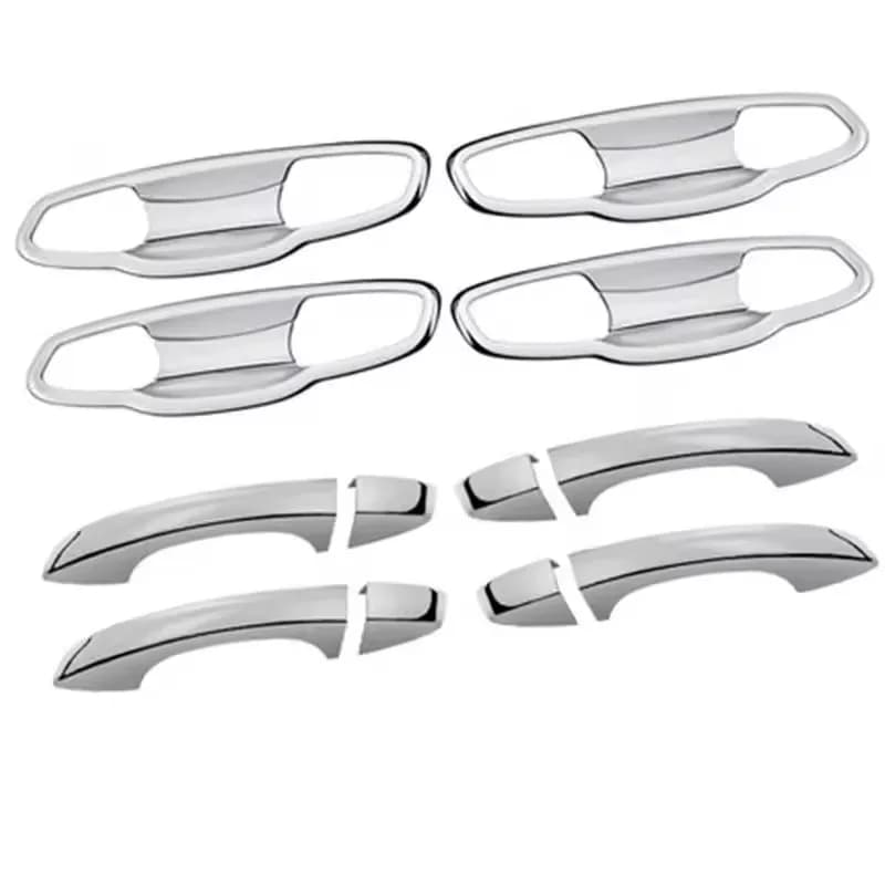 Car Styling  Door Handle Protective Covering Cover Trim Door Handle Bowl For Skoda Kodiaq 2017-2018-2019-2020 ABS Chrome