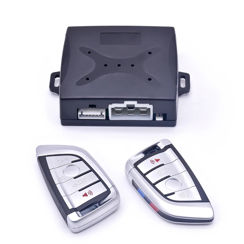Car Accessories 2022 Auto Electronics DLS-9008 Remote Start PKE Keyless Entry Start Stop Car Alarms With Smart LCD Key
