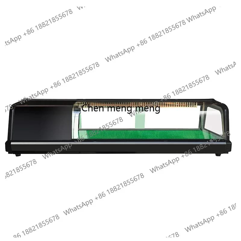 Commercial Sushi Sashimi Cabinet Japanese Cuisine Salmon Sea Freshness  Countertop Commercial Single Layer Display Cabinet