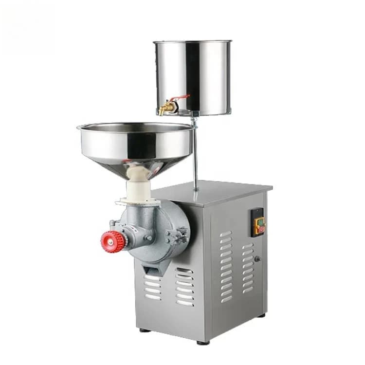 Small Wet Rice Grinder Bean Corn Nut Grains Paste Grinding Machine