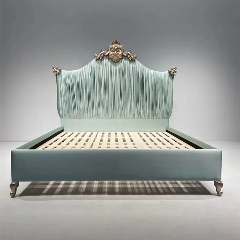 Dormitory Accessories Double Bed Decoration  Wooden Bedroom Double Bed Headboards Bunker Letto Matrimoniale Furniture