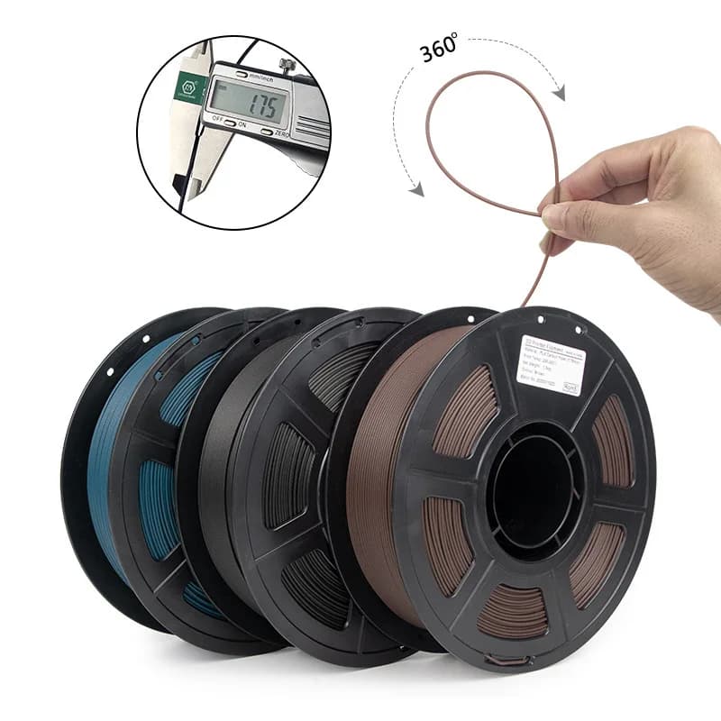 New material 3D printer consumables PLA coloring carbon fiber (new product release) 1.75mm PLA