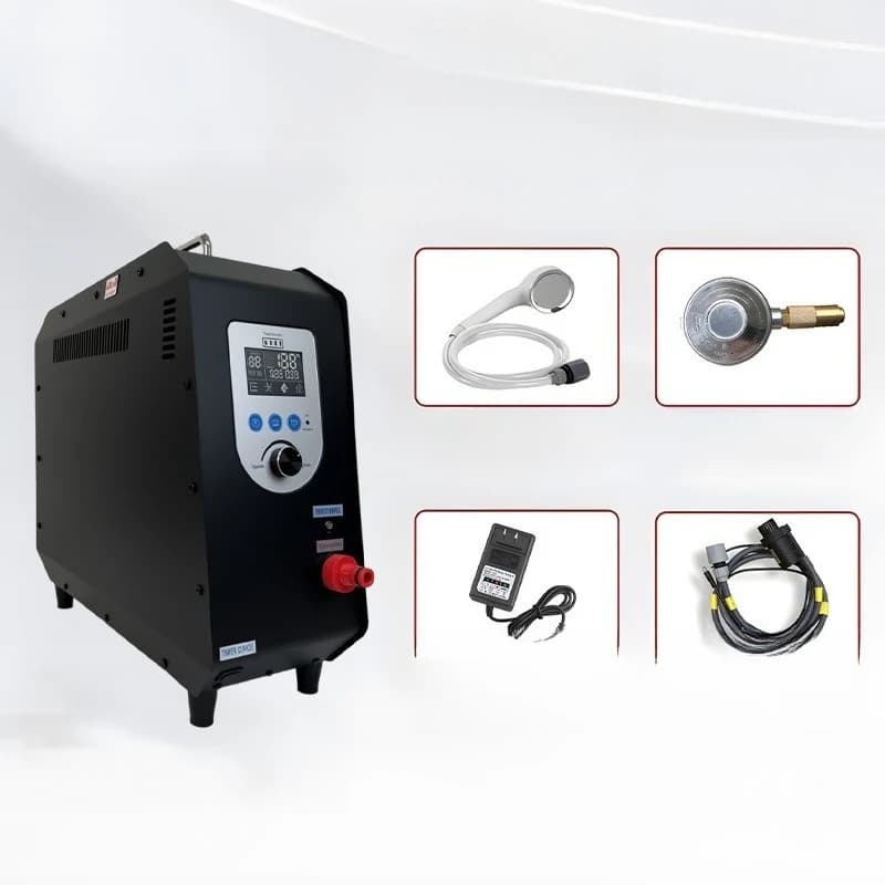 Outdoor portable water heater, portable camping RV instant gas travel water heater