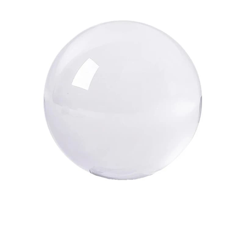 Transparent glass ball crystal ball gift 100mm~ 180mm crystal ball with wooden base