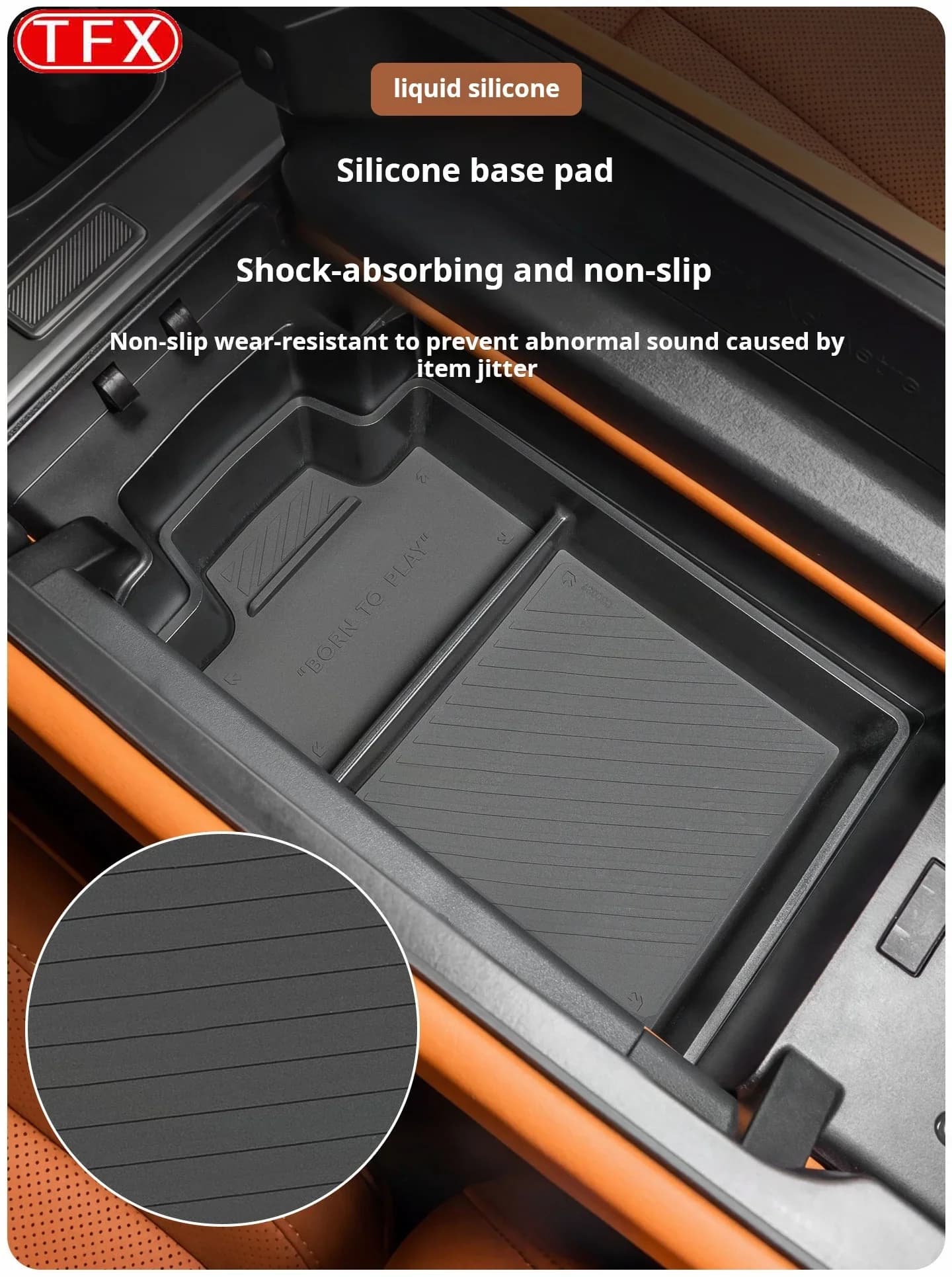 For Chery ICar V27 2026 Car Styling Center Console Armrest Divided Storage Box Organizer Tray Interior Durable Car  Accessories