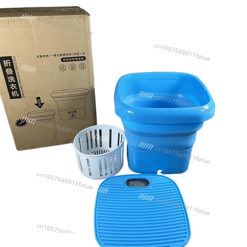 Really Convenient! Foldable! Special Sock Washing Artifact for Underwear  Household Mini Portable Washing Machine