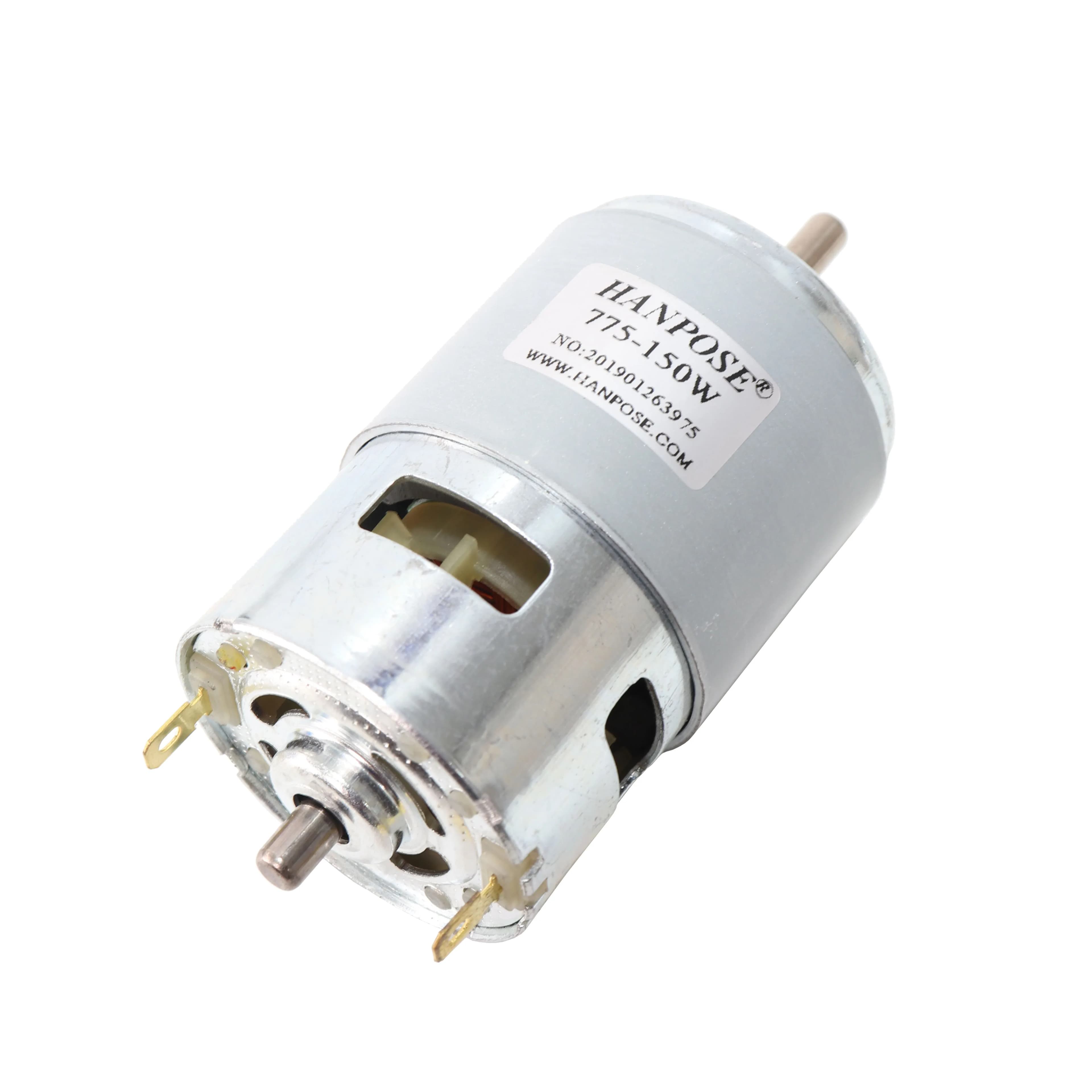 5pcs 775 150W 12000RPM 12V High Torque  Motor with Two Ball Bearing Rated for CNC Milling Machine Spindle Motor Lawn Mower Dc