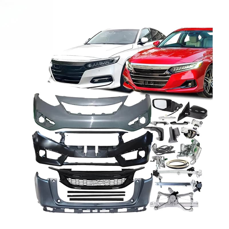 High Quality Auto Body Parts Front Bumper Grille Fog Lamp Cover Fender Hood For Kia Japan Vehicle Accessories