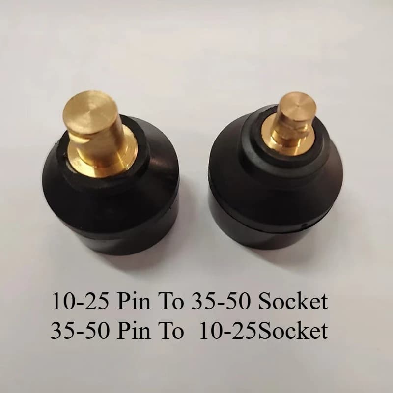 10-25 Pin/Socket To 35-50 Socket/Pin European Quick Connector For DC Welding Machine Accessories