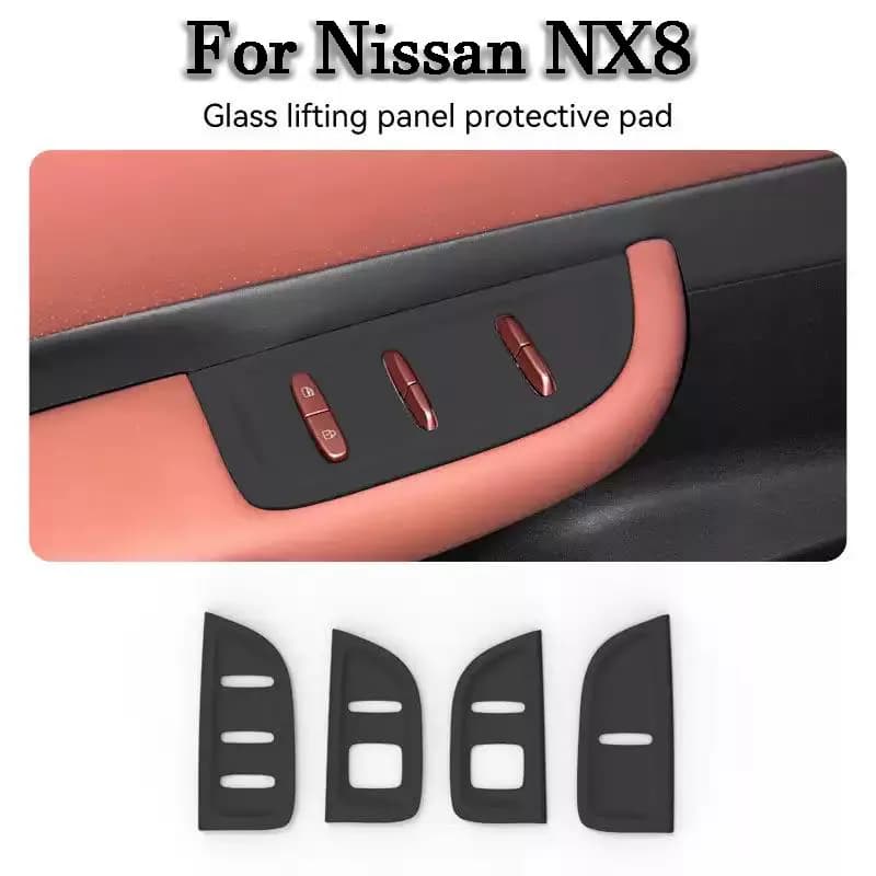 For Dongfeng Nissan NX8 2026 Car Central Control Button All-inclusive Silicone Pad Scratch-proof Protective Accessories