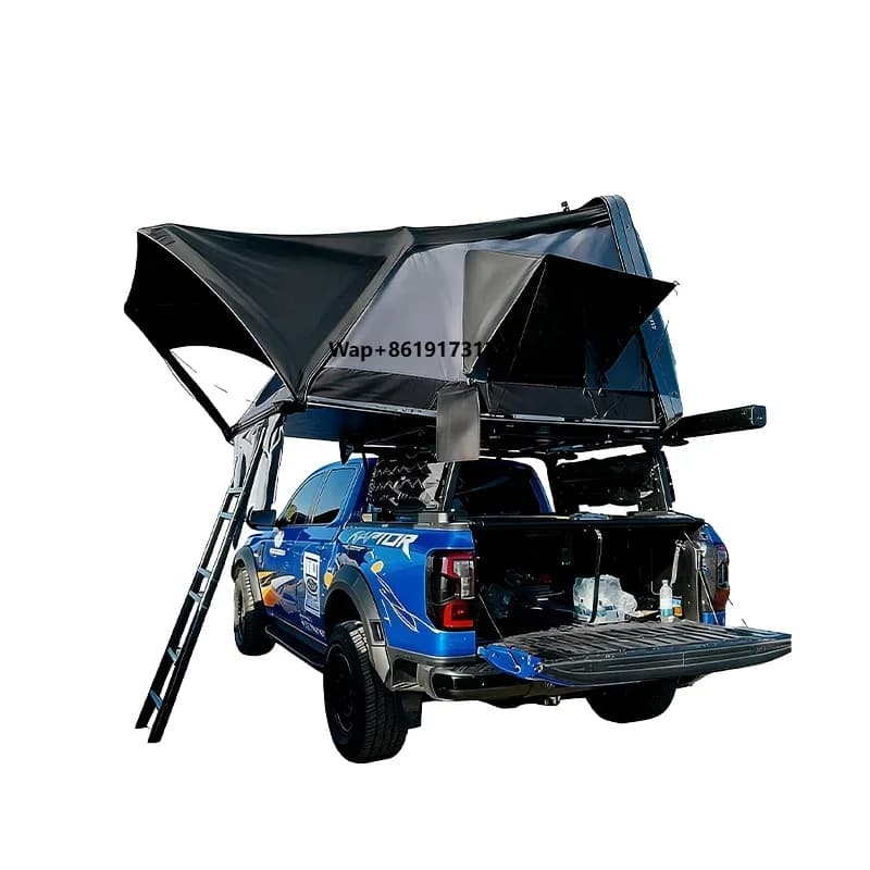 Waterproof Summer Roof Tent Side-Opening Model SUV Car-Mounted Outdoor Quick-Open Folding Aluminum Alloy Hard-Top