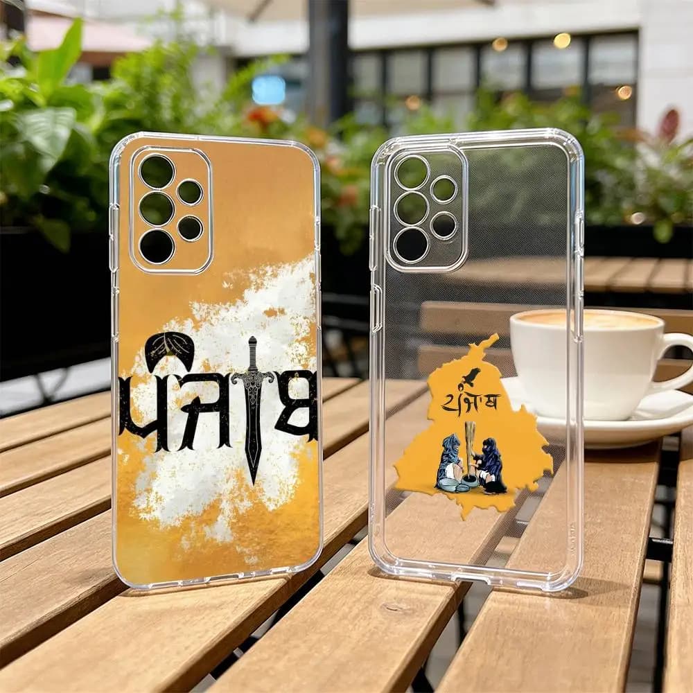 ART P-Punjab Map  Phone Case For Samsung S25,S24,S21,S22,S23,S30,Ultra,S20,Plus,Fe Transparent Cover