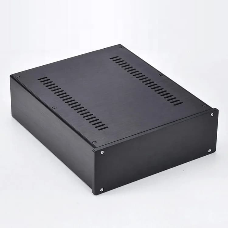 BZ2609 Aluminum Preamplifier Case DIY Custom Power Amplifier Enclosure Home Audio Chassis