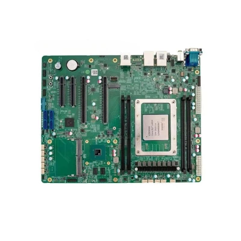 Loongson complete server board with 16G2X port
