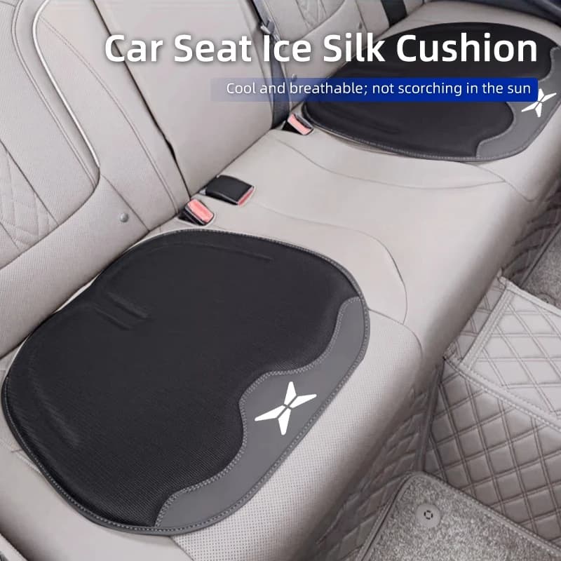 Car Summer Ice-Silk Seat Cover Apple-Shaped Cushion Interior Accessories For Xiao Peng XPENG P5 P7 G3 G9 N5 F30 H93 BETA
