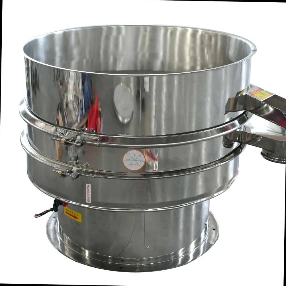 China Supply Stainless Steel 304 Circular Rotary Vibrating Screen Vertical Vibrating Motor High Precision Sieving Sifter