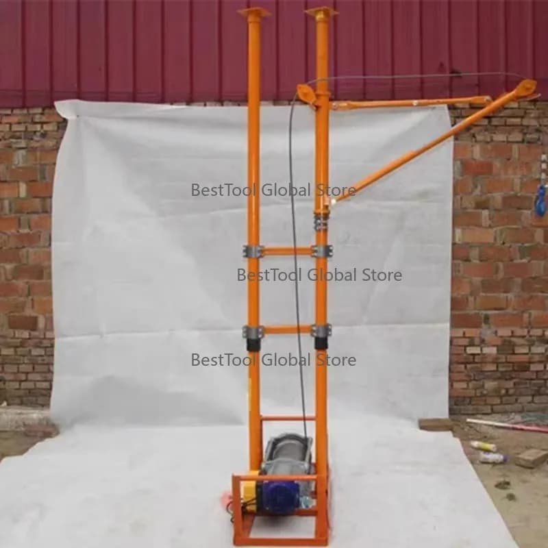 D-ual Motor D-ual Column Lift Home Window Door Glass Ins-tallation Lifter Compact 15 Ton Electric Ho-ist Cra-ne Customized