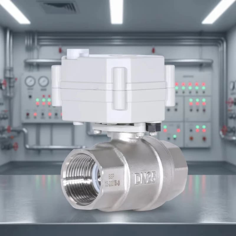 Single seat/stainless steel electric control valve DN125 control valve