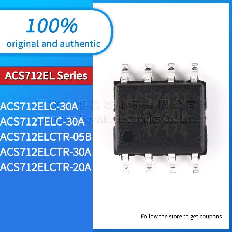 ACS712ELCTR-30A-T ACS712ELCTR-05B-T ACS712ELCTR-20A-T ACS712ELC-30A ACS712TELC-30A Black PC shell