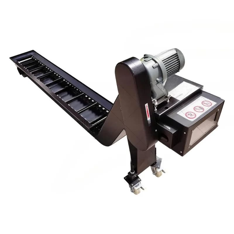 Conveyor Copper Aluminum Cast Iron Particle Chip Extractor Large Engraving Machine Scraper