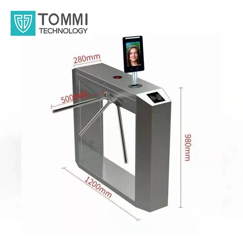 TOMMI One-Stop-Purchasing Face Recognition Tripod Gate .X .4M Turnstile Door
