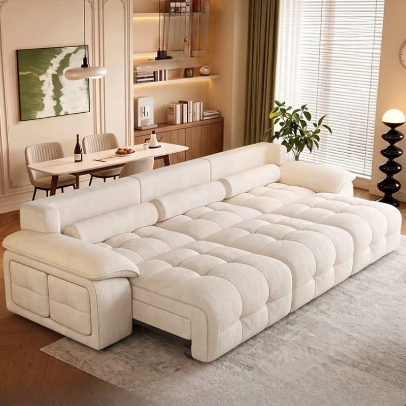 Oversize Italian Electric Sofa Beds Caterpillar Chaise Lounge Modern Couch Sleeping Comfy Fauteuils De Salon Room Furniture