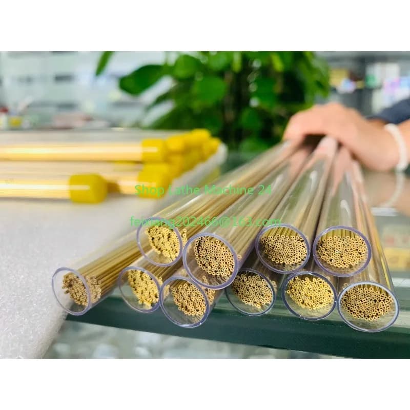 Brass Electrode Tube Single Hole 0.3/0.4/0.5/0.6/0.8/1.0/1.2/1.5/2.0/2.5/3.0*400mm for EDM Drilling