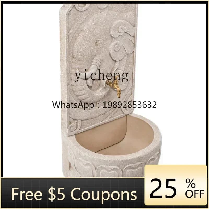 AB XMH Chinese Garden Arrangement Ornament Outdoor Courtyard Mop Pool Villa Landscape Landscape Decoration