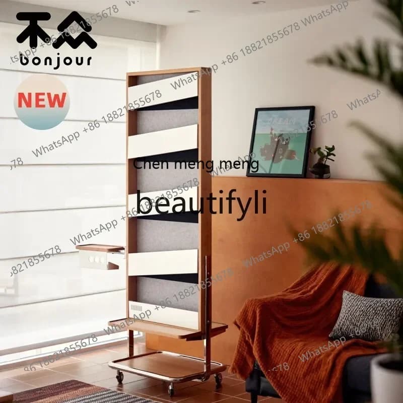 2003Gallery Frame Bauhaus Mobile Bookshelf Full Mirror Medieval Display Magazine Rack
