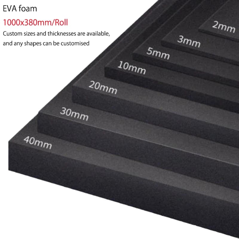 38x100cm EVA Foam Sheet High Density EVA Foam Board for Cosplay Armor DIY Craft Model Making Handcraft Material