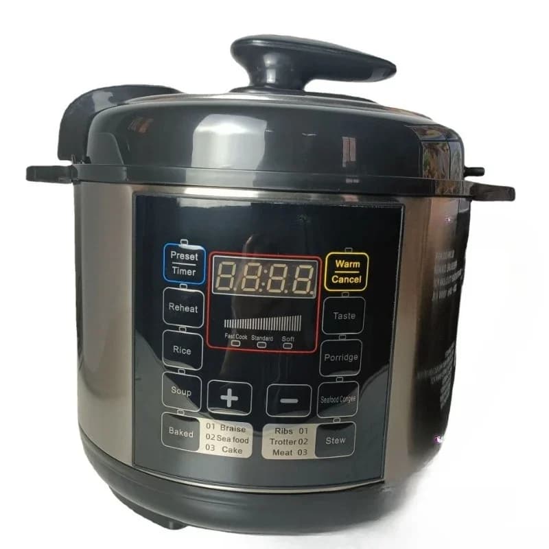 6L Multifunctional Intelligent Large Capacity English Electric Pressure Cooker
