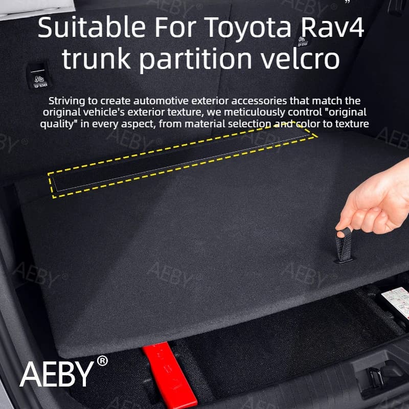For Toyota Rav4 2020-2026 Trunk Divider Strap,cargo divider velcro,Fixed Velcro,Powerful firmware,Car interior accessories