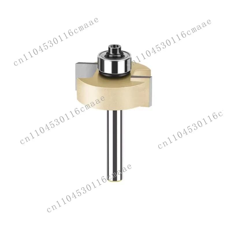 L-N309 1/4 and 6mm Shank Professional Grade Double Flutes T Slot Bearing Router Bit the High Quality Woodworking Milling Cutter