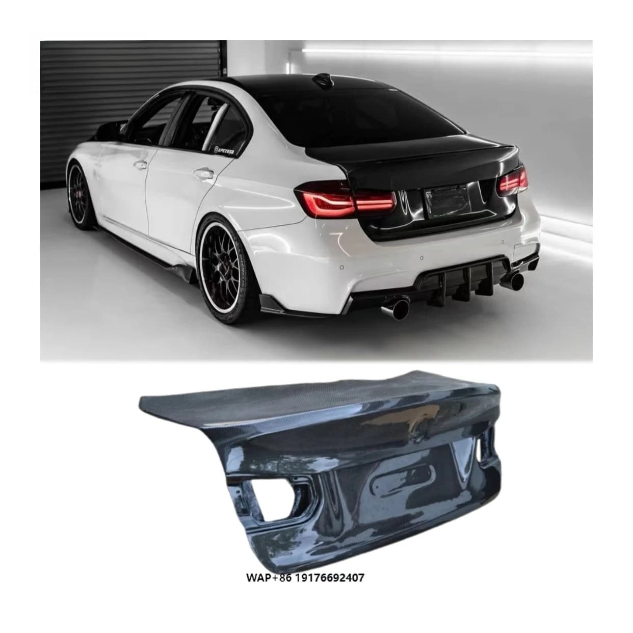 Carbon Fiber Rear Trunk Boot Lid CSL Style Cover forBMW 3 Series F30 F35 2012-2018