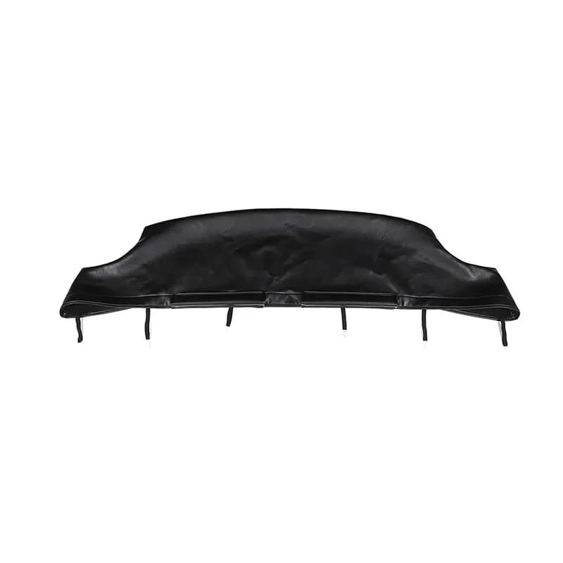 For Fiat 500 2007-IN Car Hood Sand and Stone Deflector Protection Cover Leather Exterior Modification Decorative Accessories