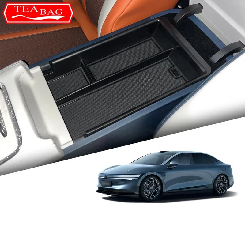 For Zeekr 007 2024 2025 Car Styling Center Console Organizer Storage Interior Armrest Storage Box Auto Modified Accessories