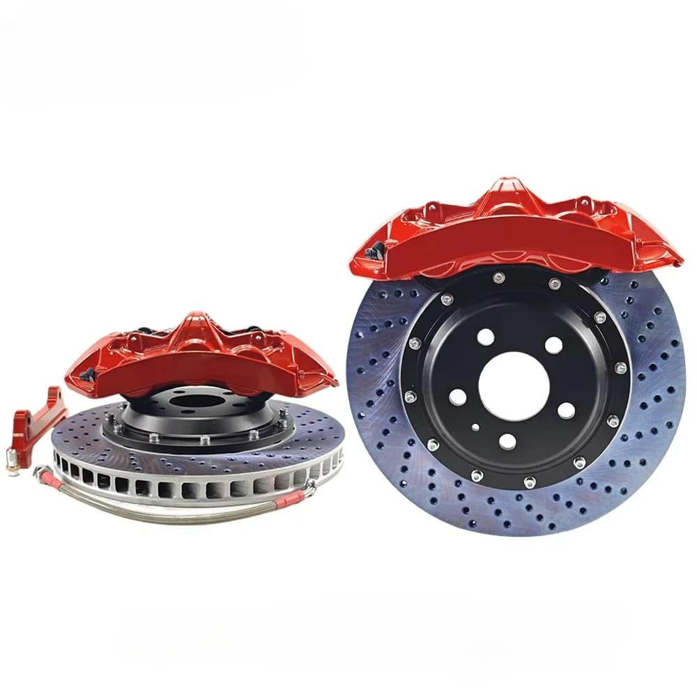 forAMG Style 4 6 Piston Big Brake Kit for Mercedes W205 W213 W206 W214 Custom Color Caliper 18-19" 355mm/380mm Wheel 5 Days Ship