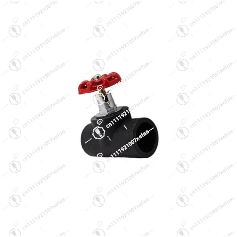 High density polyethylene manual globe valve water supply hot melt valve ball