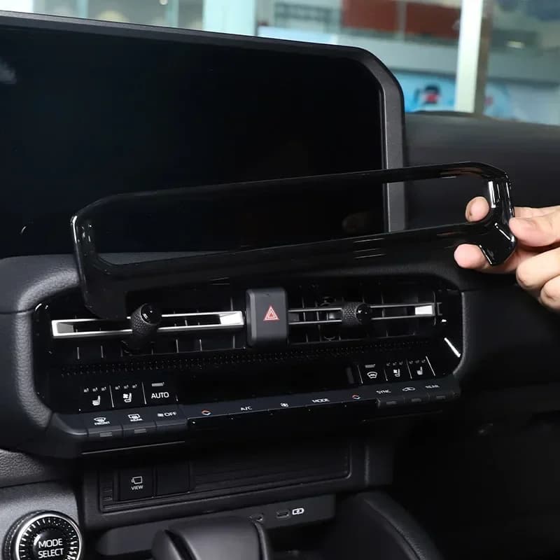 ABS Carbon Fiber Air Conditioning Vent Decoration Cover for Toyota Land Cruiser 250 1958 Prado LC250 2024 Interior Accessories