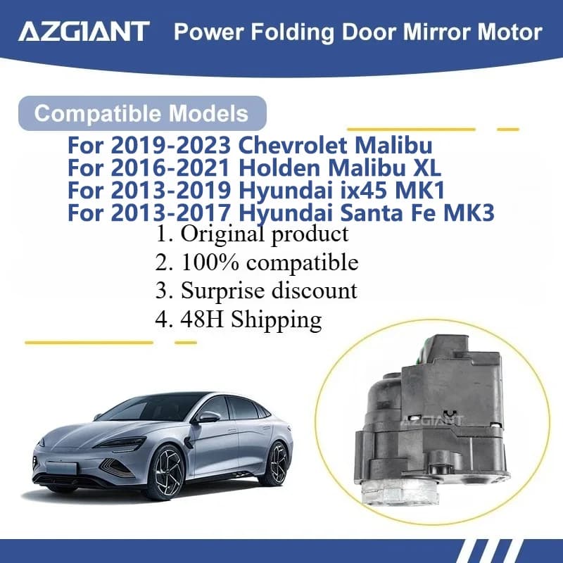 AZGIANT For  Chevrolet Malibu / Holden Malibu XL / Hyundai ix45 MK1/Santa Fe MK3/Santa Fe XL SIDE WING MIRROR FOLDING MOTOR