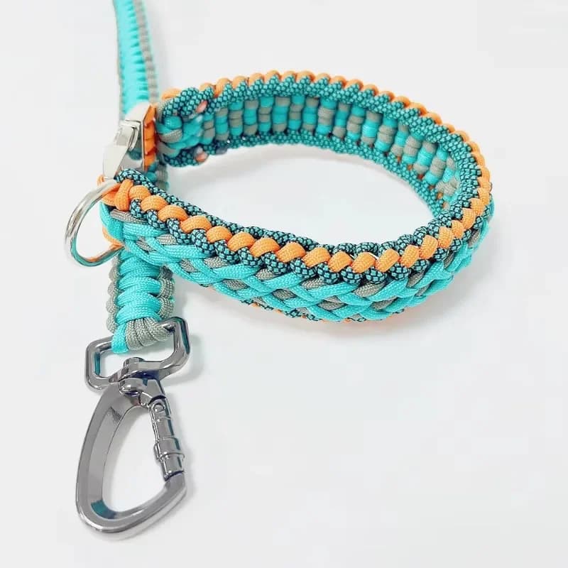 Collar Belt Set New Pet Products Innovative Products Metal Buckle Rotating Dog Belt Mountaineering Buckle