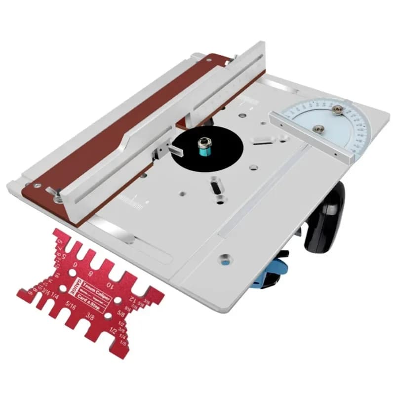Aluminum alloy bakelite milling and chamfering machine flip-chip board, woodworking multi-functional lifting table opening tenon
