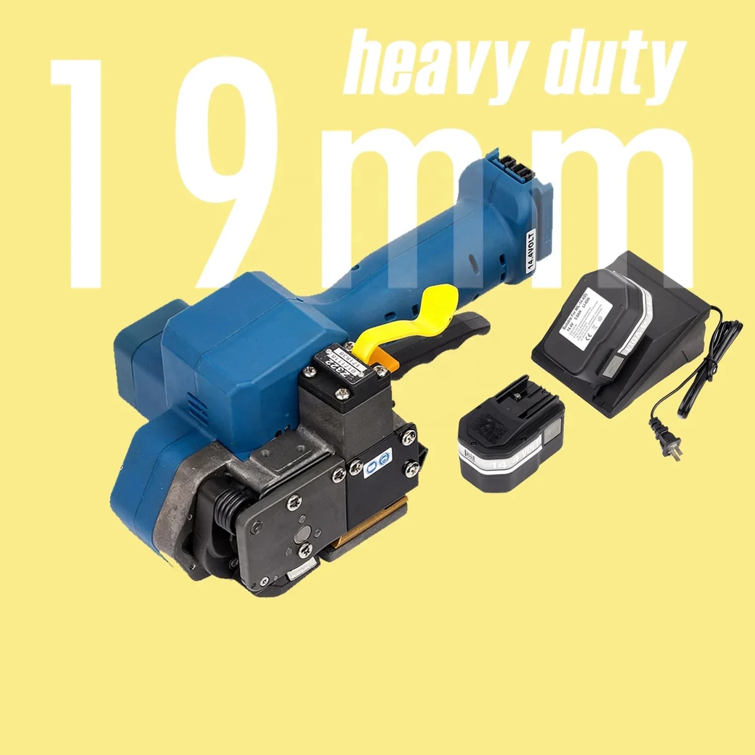 Heavy Duty Strapping Machine with 72W Storage Capacity and Rechargeable