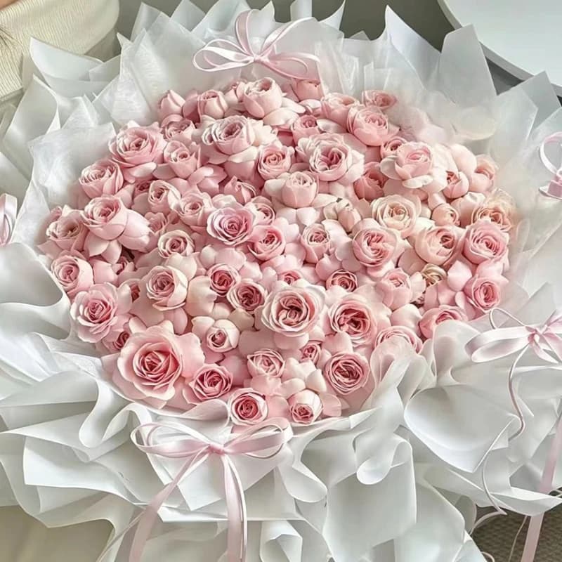 On Fairy Kiss Eternal Flower Bouquet Atmospheric Gift Graduation Birthday Wedding Gift for Girlfriend