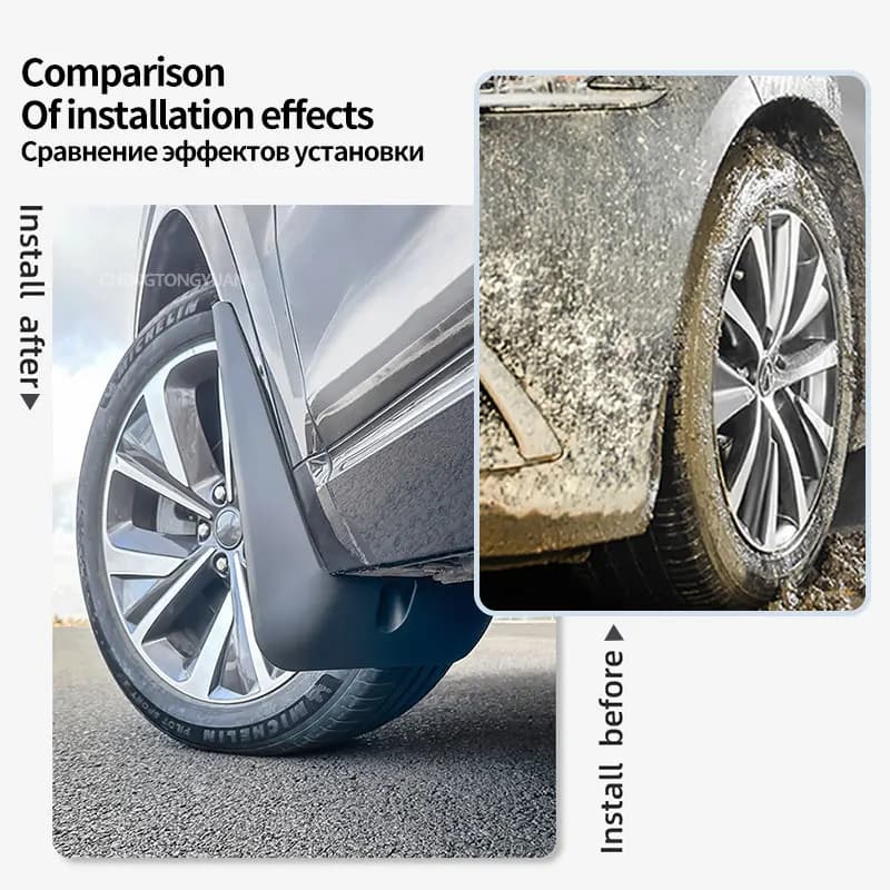 Car Mud Flaps Fender For Volkswagen Passat CC/Arteon 2019-2026 Front And Rear Wheels Mudflaps Splash Guard Protection