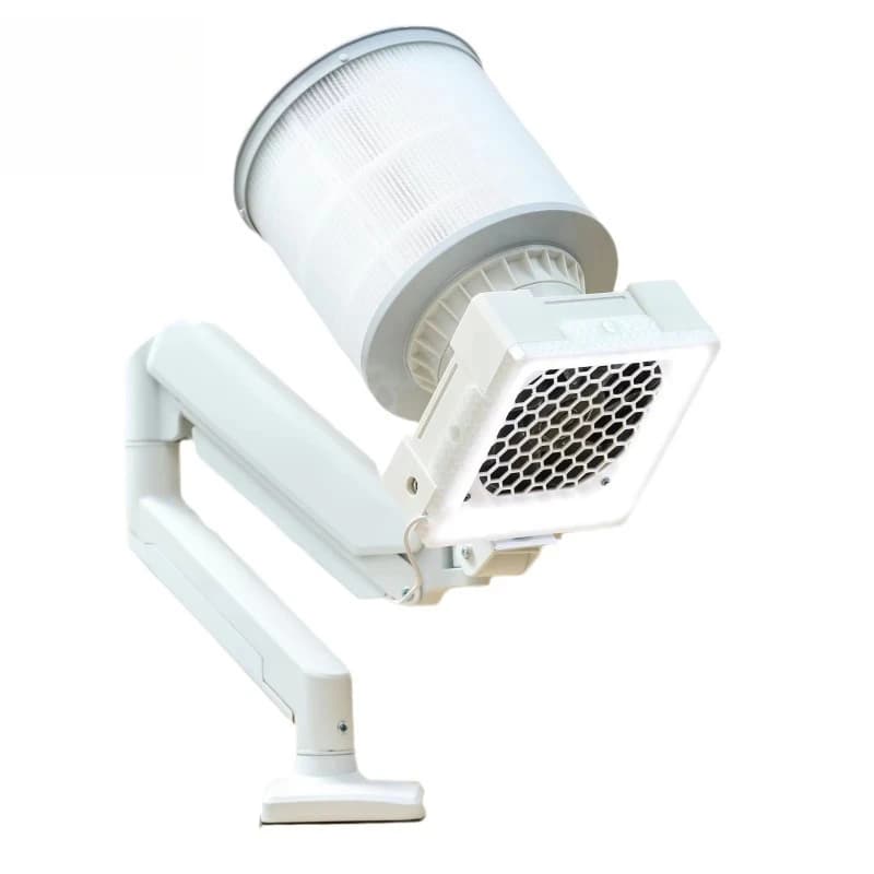 Strong Suction Desktop Dust Collector for Nails 2 in 1 Nail Dust Collector with Light
