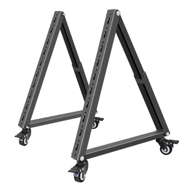 TV cart Rolling installation trolley display Low height display stand