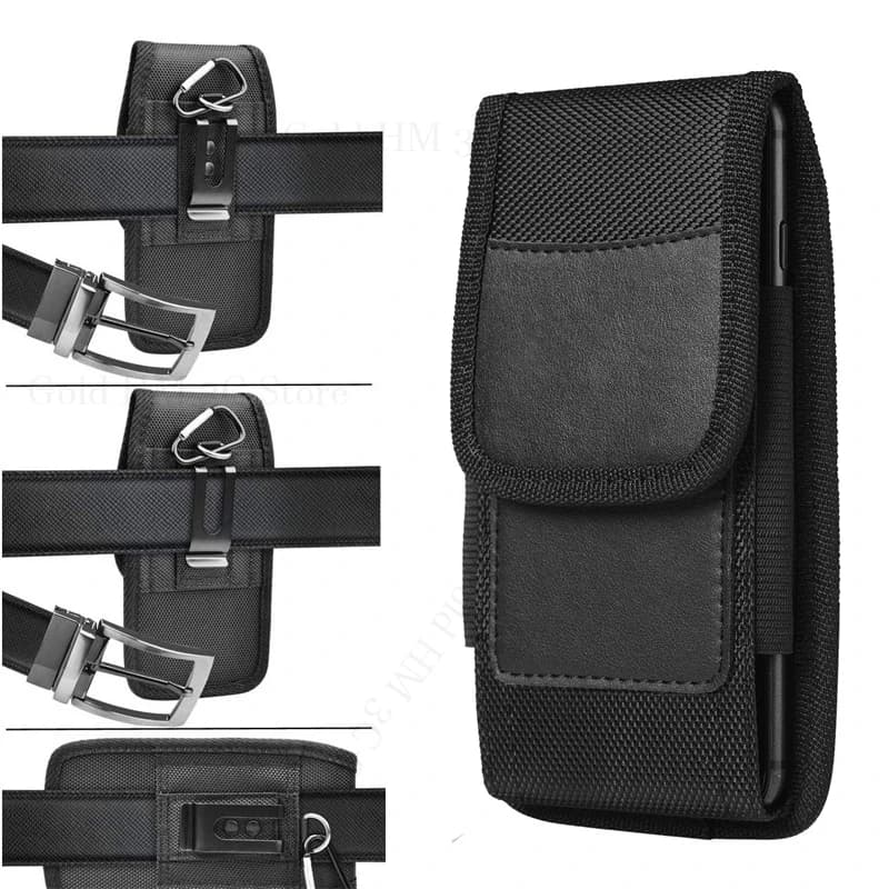 For ZTE Red Magic 11S Pro Plus Oxford Cloth Leather Phone Case Red Magic 11 Air Trace 10 Air 9S Pro Plus Wallet Pouch Waist Bag